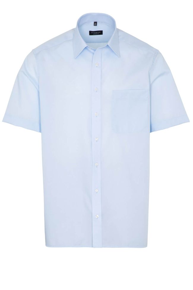 Eterna Hemd Herren Eterna Comfort Bügelfreie Kragen Italienisch Kurze Ärmel