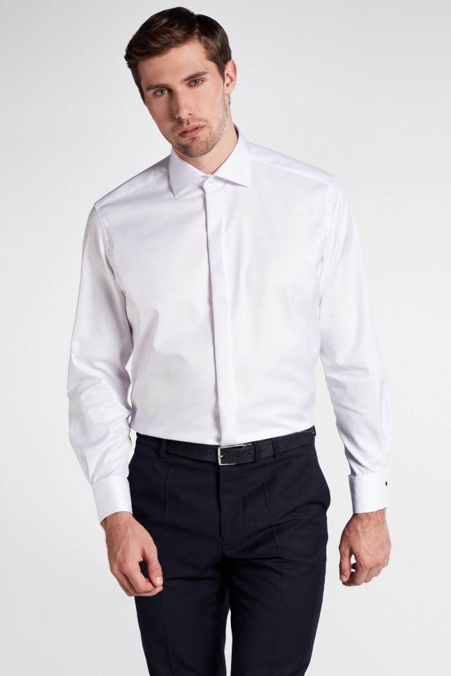 eterna Hemd Herren Eterna Comfort Bügelfreie kragen Italienisch Lange Ärmel