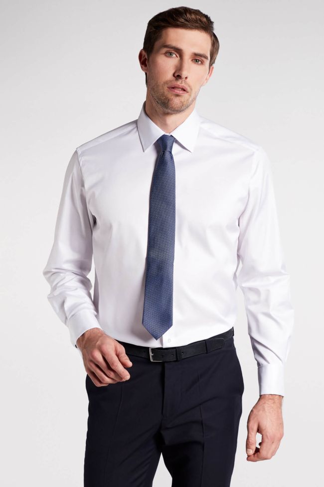 eterna Hemd Herren Eterna Comfort Bügelfreie kragen Italienisch Lange Ärmel