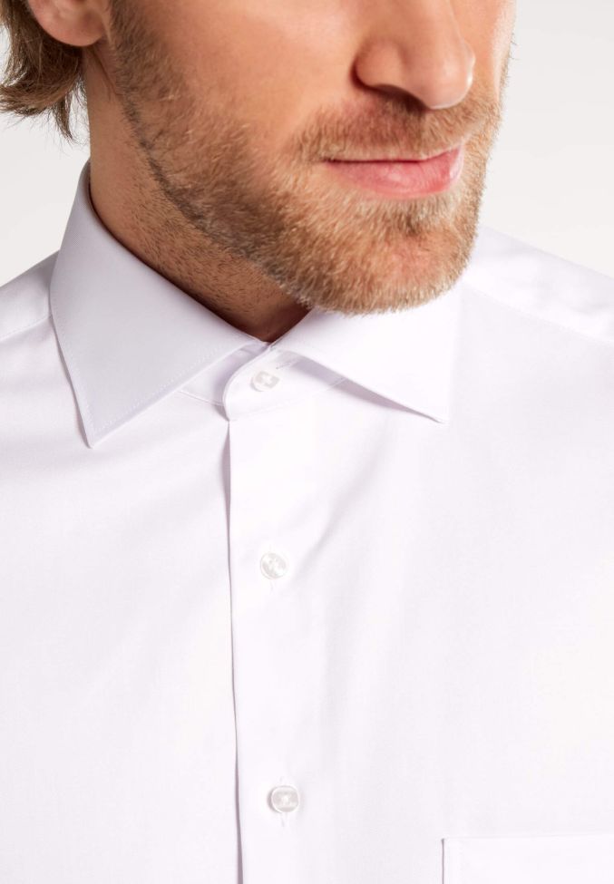 Eterna Hemd Herren Eterna Comfort Bügelfreie Kragen Italienisch Lange Ärmel