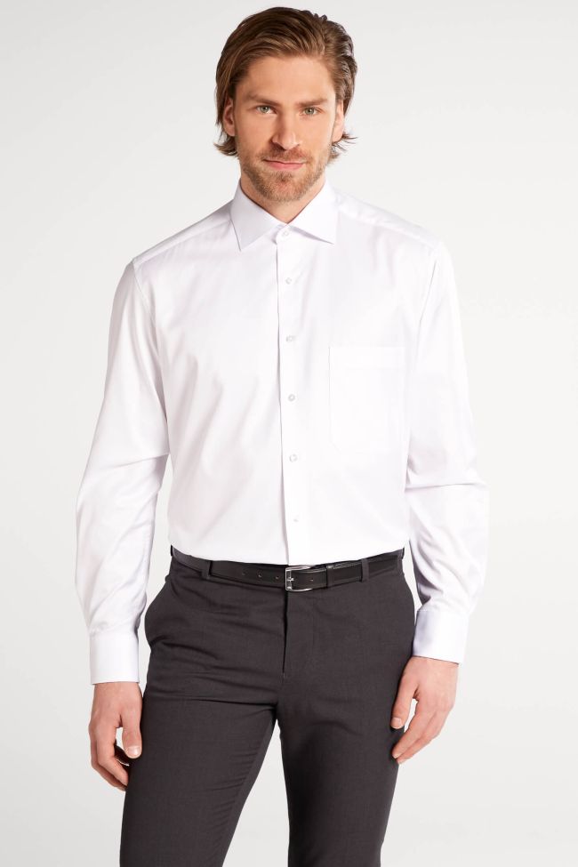 eterna Hemd Herren Eterna Comfort Bügelfreie kragen Italienisch Lange Ärmel