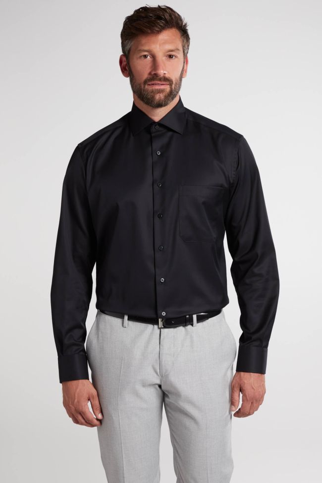 eterna Hemd Herren Eterna Comfort Bügelfreie kragen Italienisch Lange Ärmel