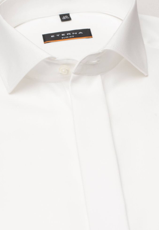 Eterna Hemd Herren Eterna Slim Bügelfreie Kragen Französisch Lange Ärmel