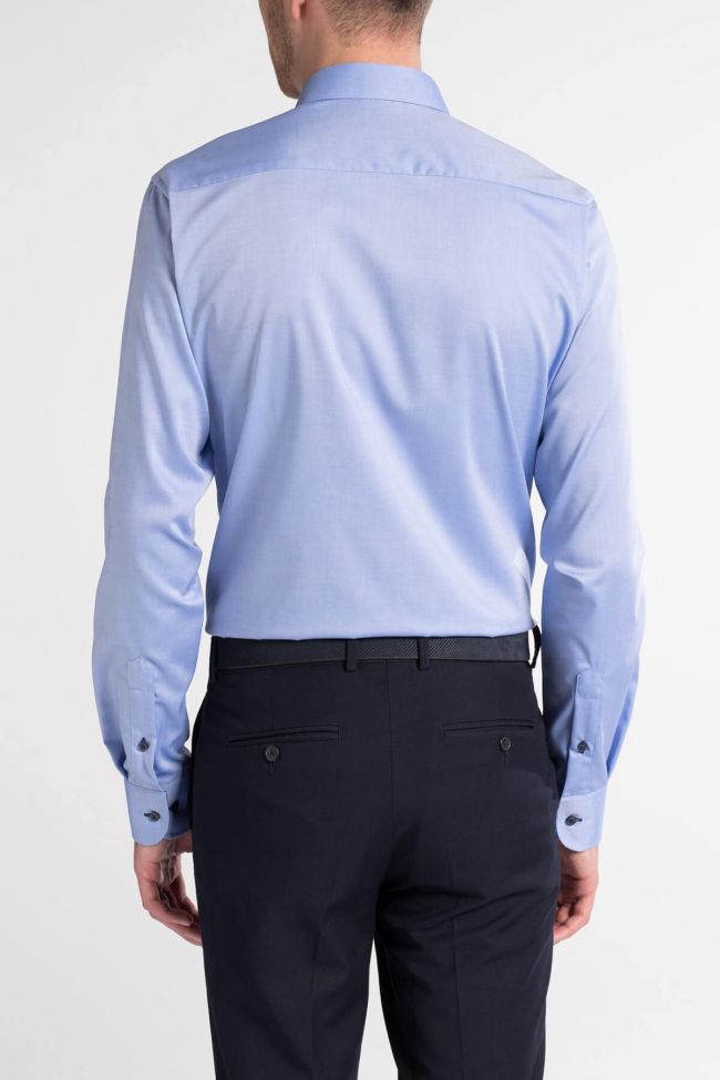Eterna Hemd Herren Eterna Slim Bügelfreie Kragen Französisch Lange Ärmel
