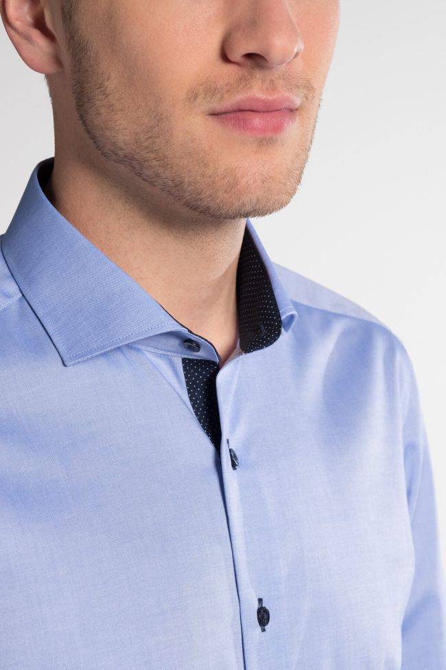 Eterna Hemd Herren Eterna Slim Bügelfreie Kragen Französisch Lange Ärmel