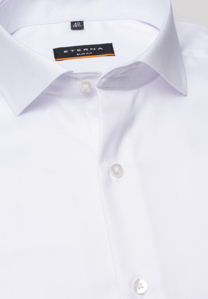Eterna Hemd Herren Eterna Slim Bügelfreie Kragen Französisch Lange Ärmel