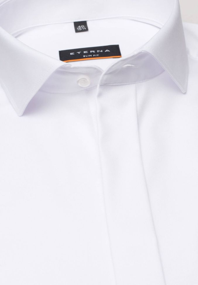 Eterna Hemd Herren Eterna Slim Bügelfreie Kragen Französisch Lange Ärmel