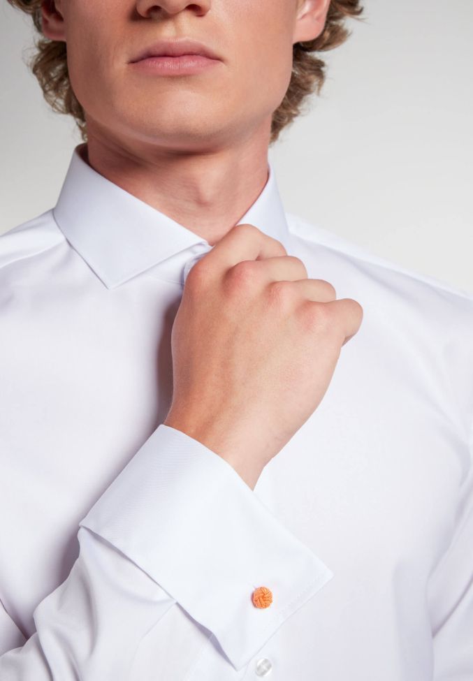 Eterna Hemd Herren Eterna Slim Bügelfreie Kragen Französisch Lange Ärmel