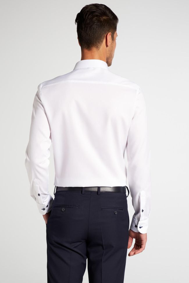 Eterna Hemd Herren Eterna Slim Bügelfreie Kragen Französisch Lange Ärmel