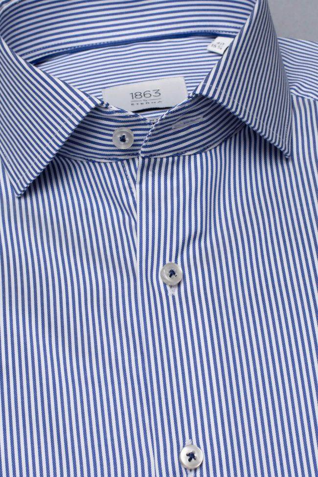 Eterna Hemd Herren Eterna Slim Bügelfreie Kragen Französisch Lange Ärmel