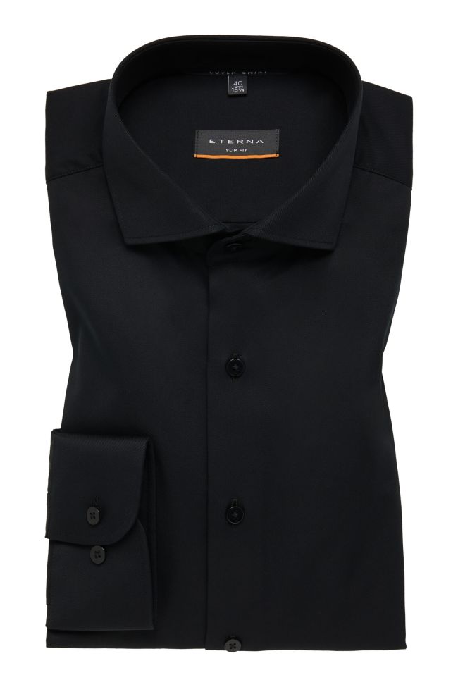 eterna Hemd Herren Eterna Slim Bügelfreie Lange Ärmel