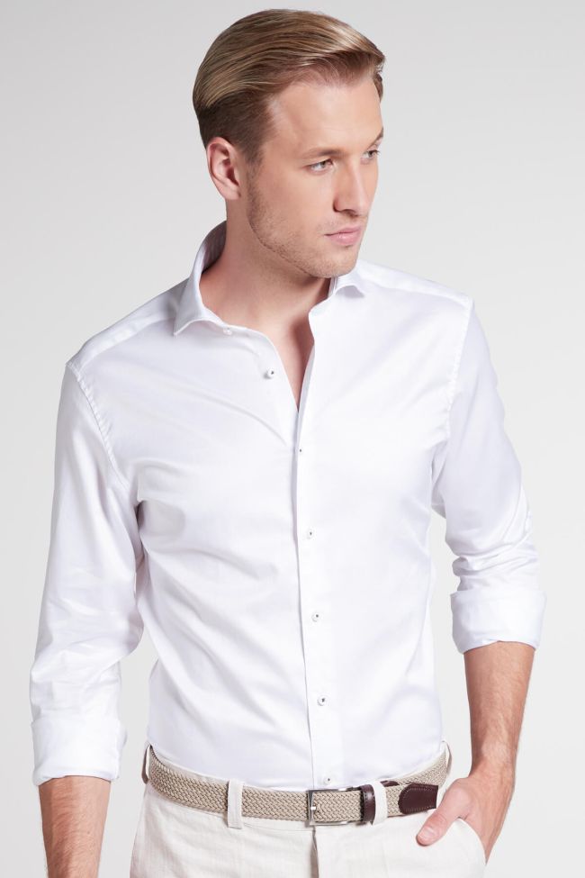 Eterna Hemd Herren Eterna Slim Kragen Französisch Lange Ärmel