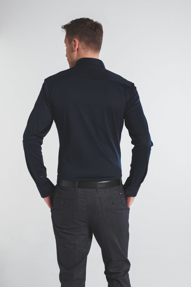 Eterna Hemd Herren Eterna Slim Kragen Französisch Lange Ärmel