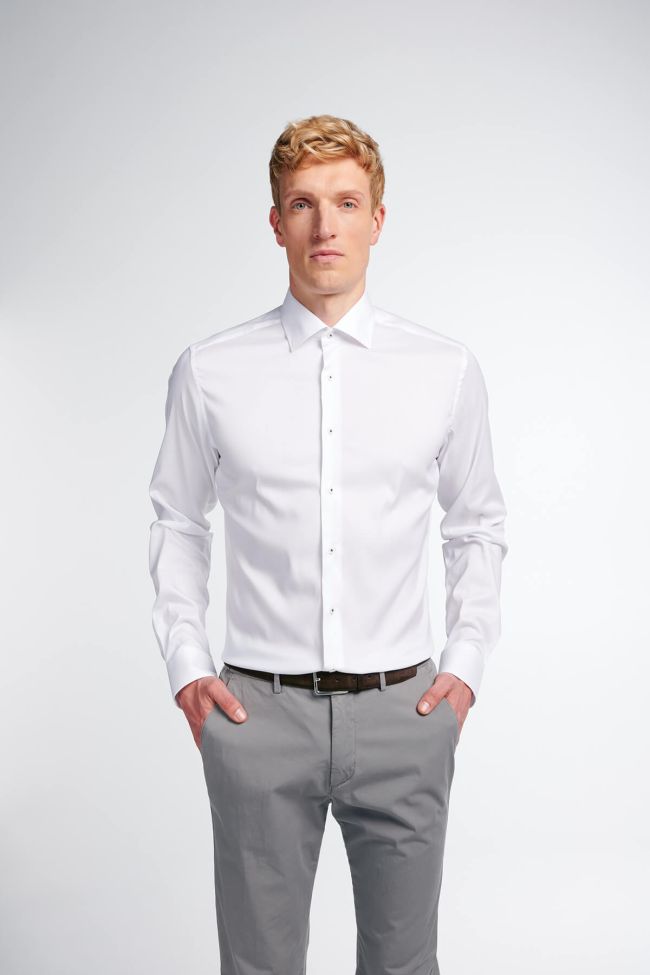 eterna Hemd Herren Eterna Slim kragen Italienisch Lange Ärmel