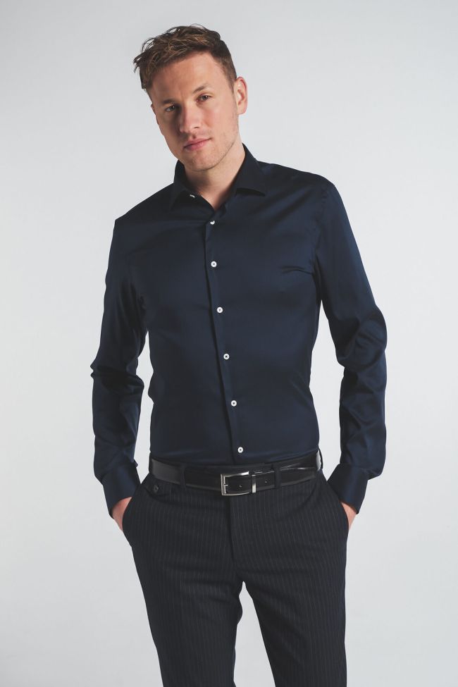 eterna Hemd Herren Eterna Slim kragen Italienisch Lange Ärmel