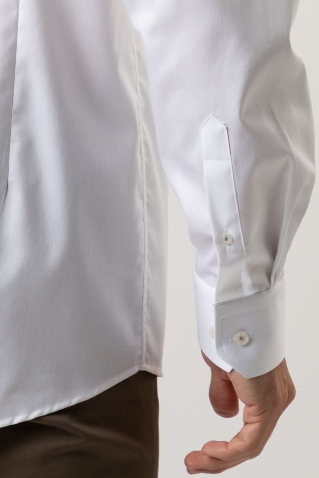 Eton Hemd Herren Eton Regular Einfarbig 100% Baumwolle Kragen Italienisch Lange Ärmel
