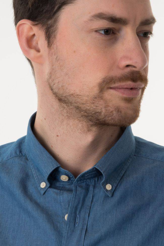 Gant Hemd Herren Gant Regular Einfarbig 100% Baumwolle Kragen Button-Down Lange Ärmel