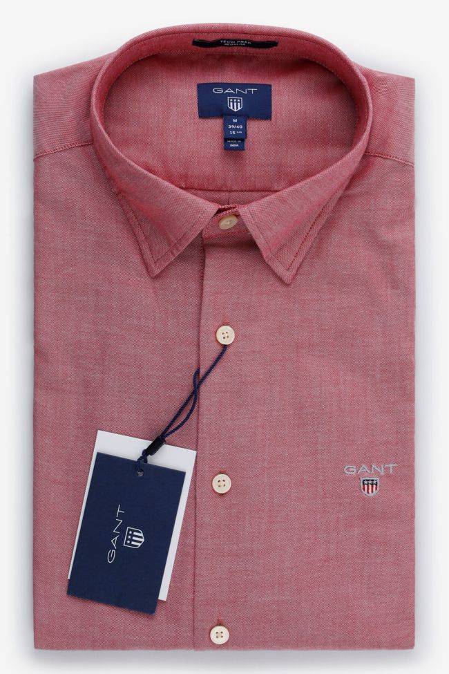 gant Hemd Herren Gant Regular Einfarbig 100% Baumwolle kragen Italienisch Lange Ärmel