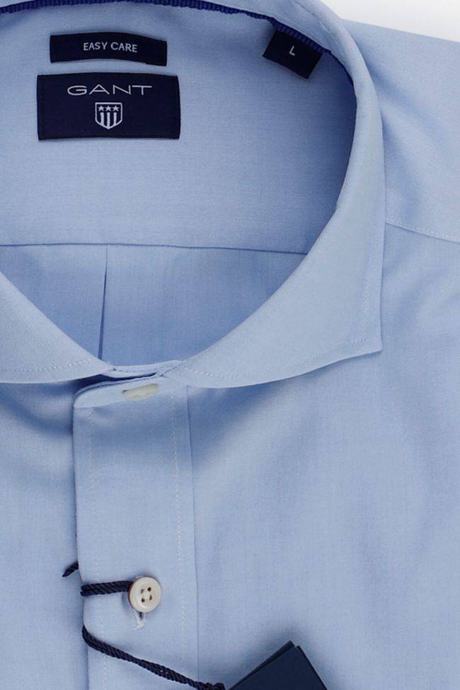 Gant Hemd Herren Gant Regular Halb Unifarben 100% Baumwolle Kragen Französisch Lange Ärmel