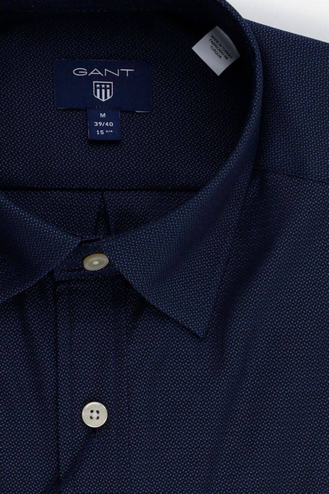 Gant Hemd Herren Gant Regular Halb Unifarben 100% Baumwolle Kragen Italienisch Lange Ärmel