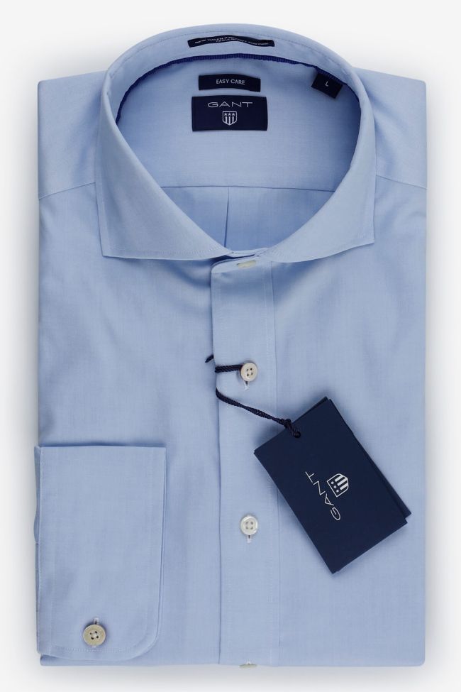 gant Hemd Herren Gant Regular Halb Unifarben 100% Baumwolle kragen Französisch Lange Ärmel