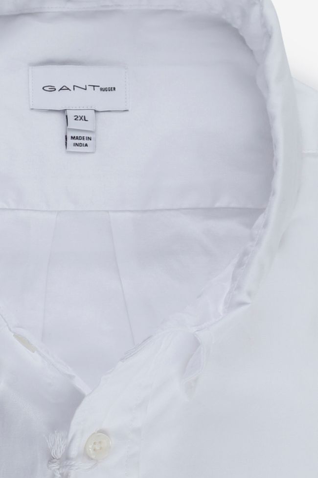 Gant Hemd Herren Gant Slim Einfarbig 100% Baumwolle Kragen Button-Down Lange Ärmel