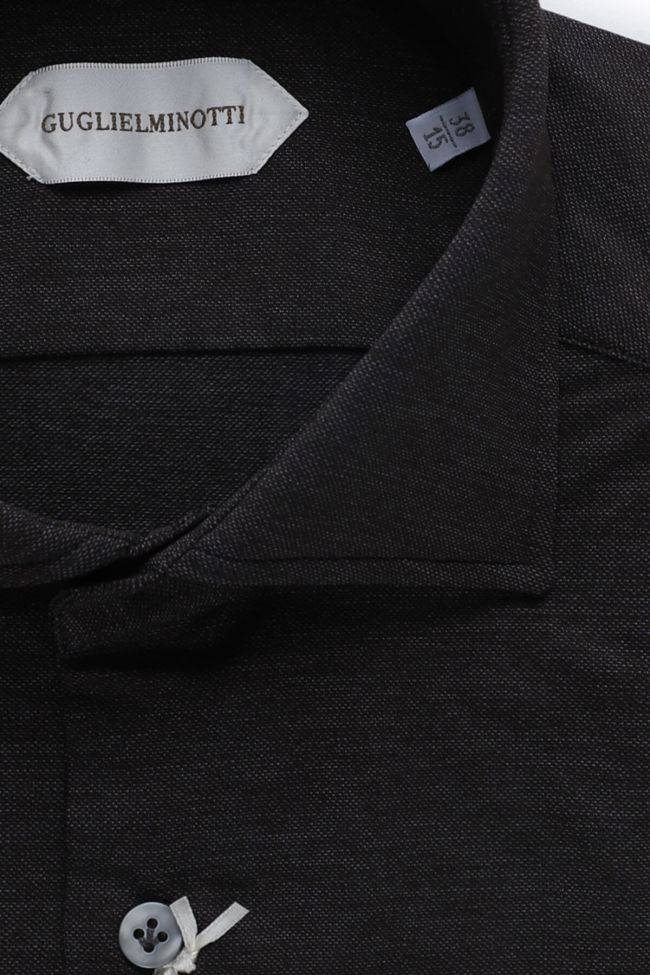 Guglielminotti Hemd Herren Guglielminotti Regular Einfarbig 85% Cotton 14% Pa 1% Ea Kragen Französisch Lange Ärmel