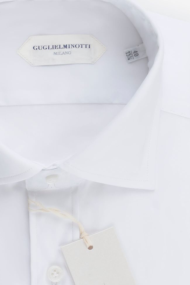 Guglielminotti Hemd Herren Guglielminotti Slim Einfarbig 70% Cotton 3% Elastan 27% Pa Kragen Französisch Lange Ärmel