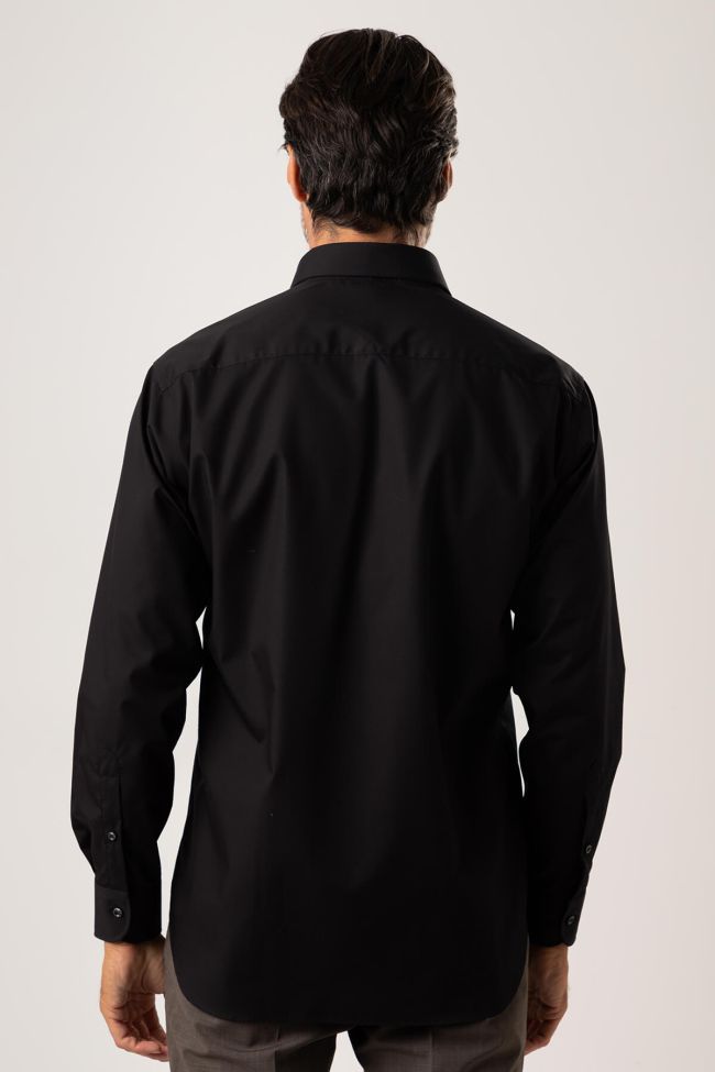 Ingram Hemd Herren Ingram Classic Bügelfreie Einfarbig 100% Baumwolle Kragen Italienisch Lange Ärmel