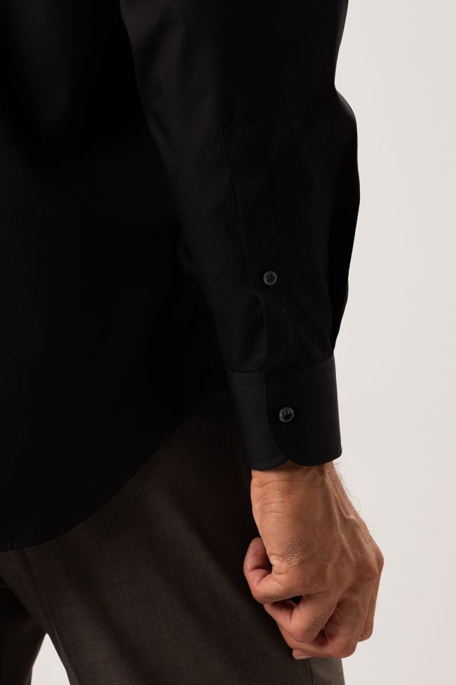 Ingram Hemd Herren Ingram Classic Bügelfreie Einfarbig 100% Baumwolle Kragen Italienisch Lange Ärmel