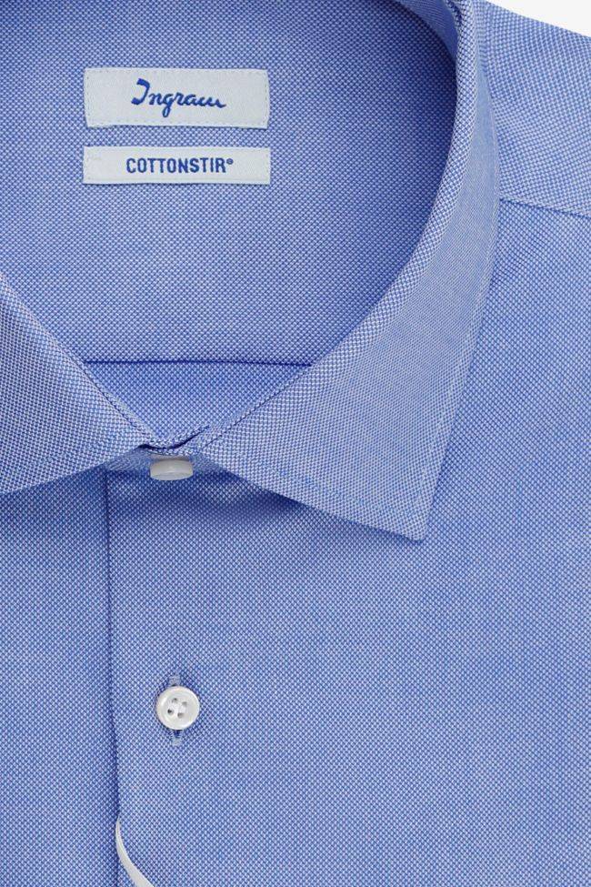 Ingram Hemd Herren Ingram Classic Bügelfreie Einfarbig 100% Baumwolle Kragen Französisch Lange Ärmel