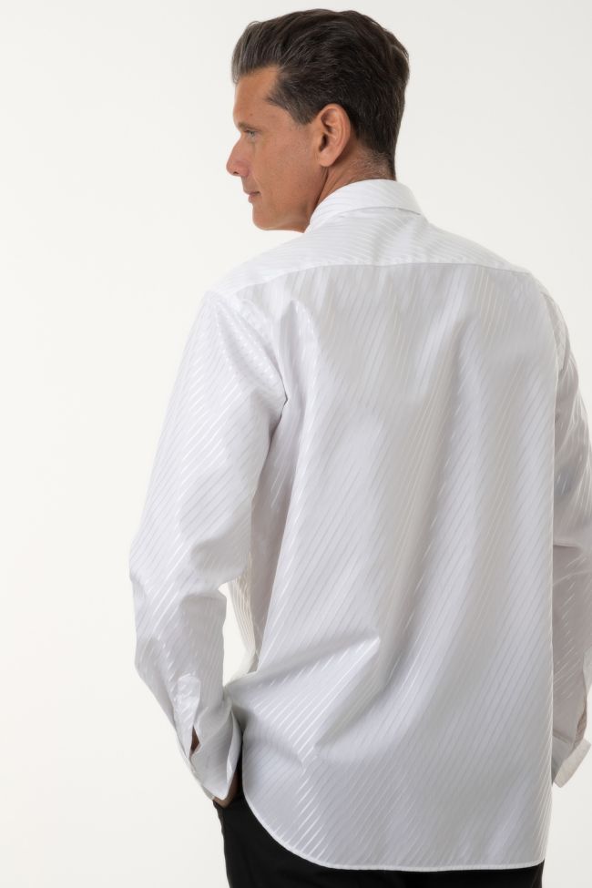 Ingram Hemd Herren Ingram Classic Einfarbig 60% Baumwolle, 40% Viskose Kragen Kläppchenkragen Lange Ärmel