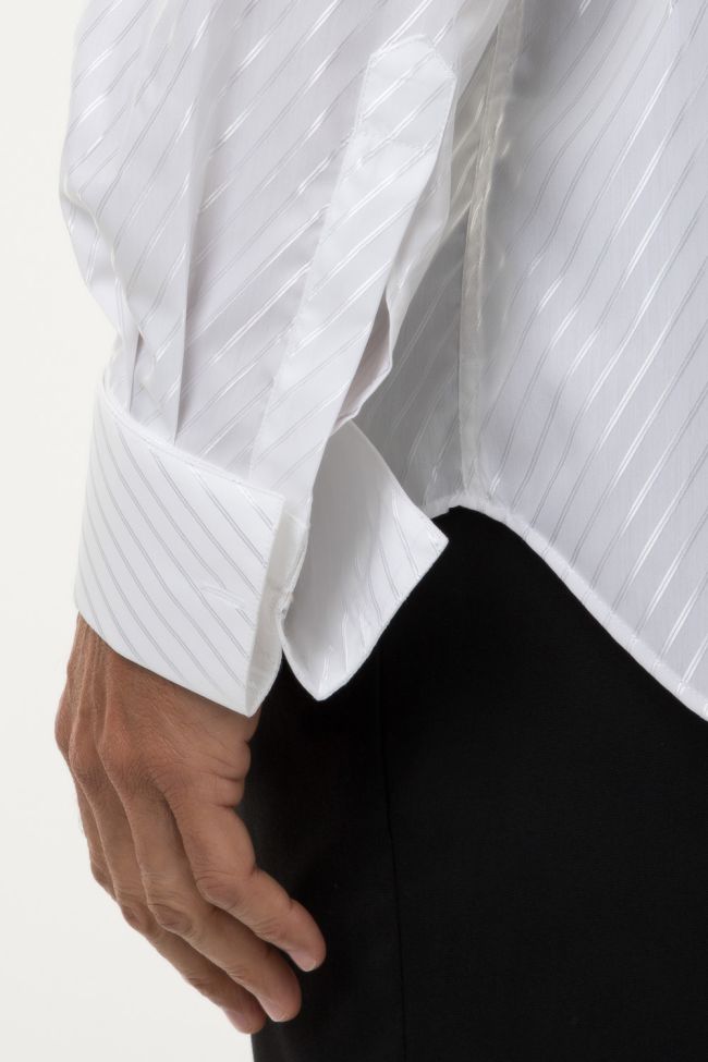 Ingram Hemd Herren Ingram Classic Einfarbig 60% Baumwolle, 40% Viskose Kragen Kläppchenkragen Lange Ärmel
