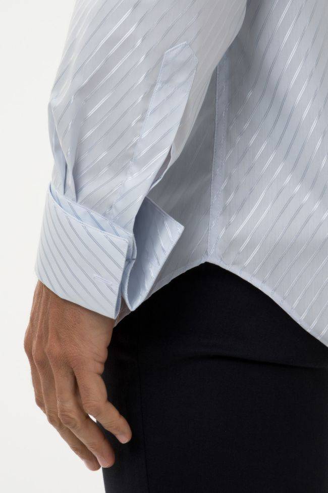 Ingram Hemd Herren Ingram Classic Einfarbig 60% Baumwolle, 40% Viskose Kragen Kläppchenkragen Lange Ärmel