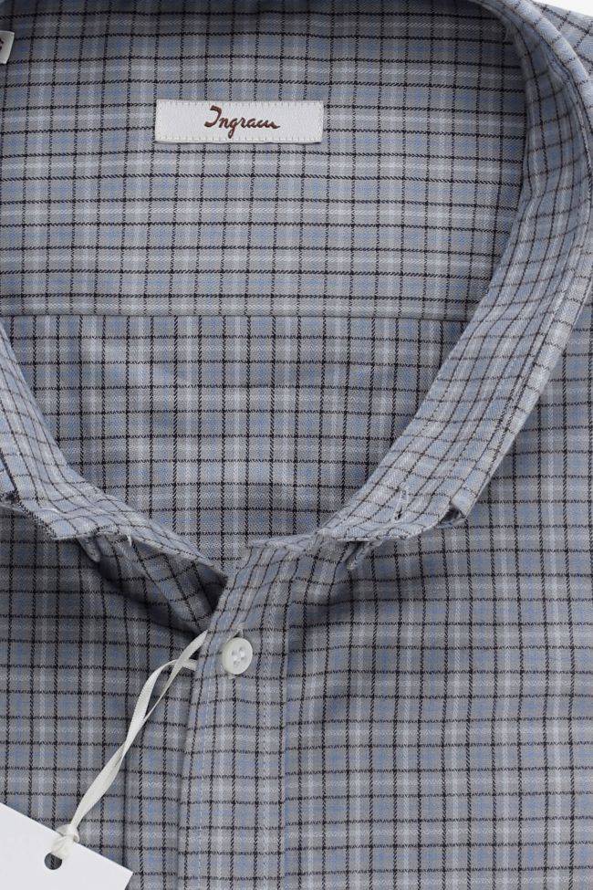 ingram Hemd Herren Ingram Classic Karo 100% Baumwolle kragen Button-Down Lange Ärmel