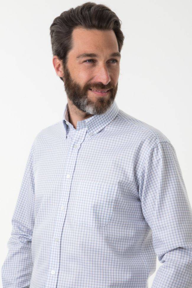 ingram Hemd Herren Ingram Classic Karo 100% Baumwolle kragen Button-Down Lange Ärmel