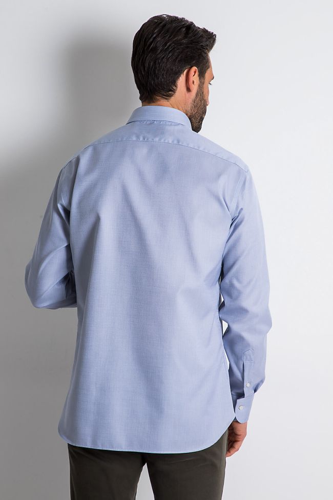 Ingram Hemd Herren Ingram Regular Bügelfreie Einfarbig 100% Baumwolle Kragen Italienisch Lange Ärmel