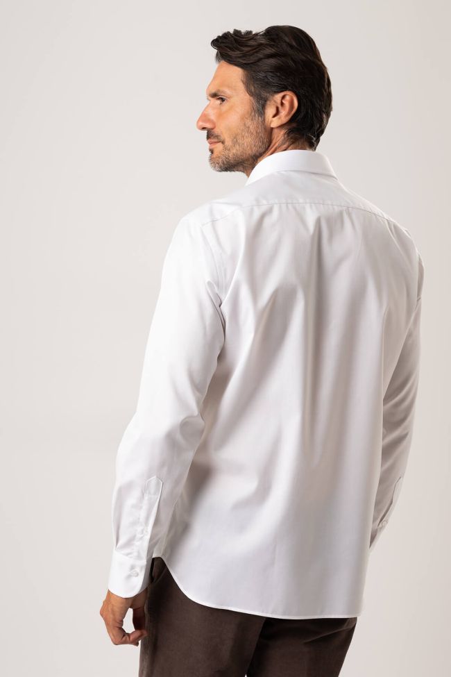 Ingram Hemd Herren Ingram Regular Bügelfreie Einfarbig 100% Baumwolle Kragen Italienisch Lange Ärmel