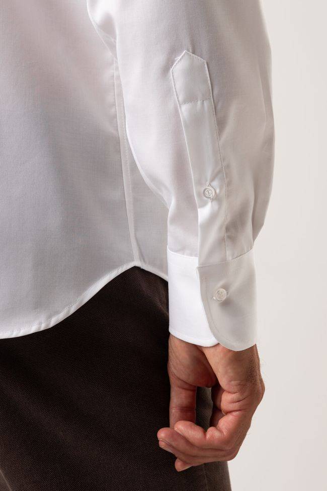 Ingram Hemd Herren Ingram Regular Bügelfreie Einfarbig 100% Baumwolle Kragen Italienisch Lange Ärmel