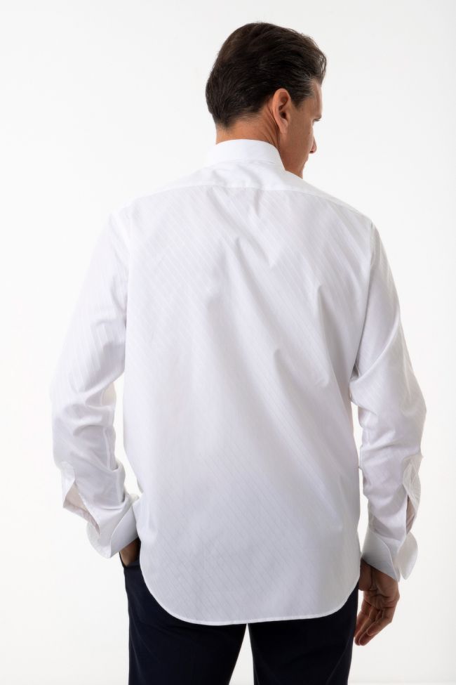 Ingram Hemd Herren Ingram Regular Einfarbig 100% Baumwolle Kragen Italienisch Lange Ärmel