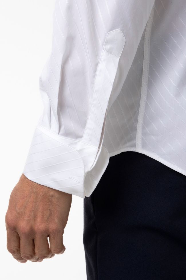 Ingram Hemd Herren Ingram Regular Einfarbig 100% Baumwolle Kragen Italienisch Lange Ärmel