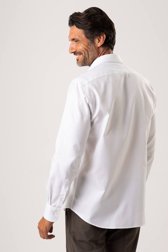 Ingram Hemd Herren Ingram Regular Einfarbig 100% Baumwolle Kragen Italienisch Lange Ärmel