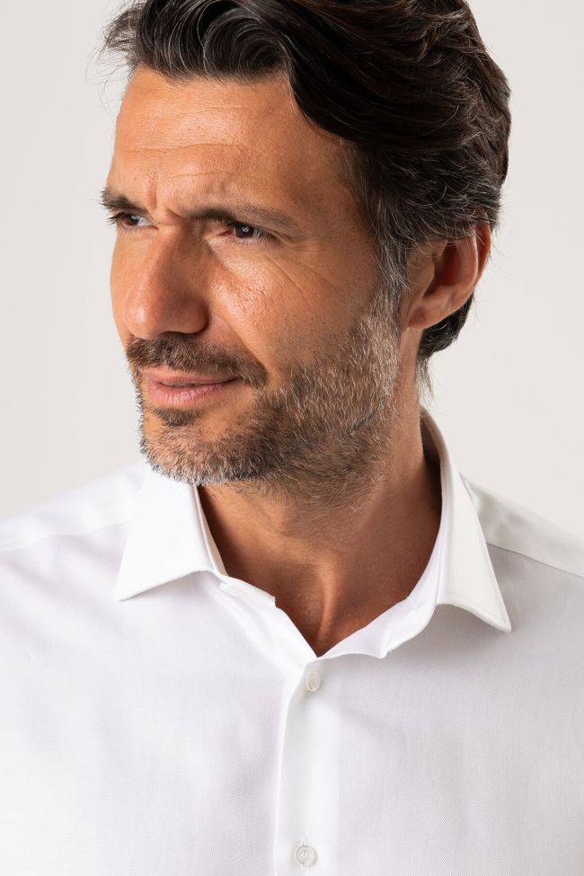 Ingram Hemd Herren Ingram Regular Einfarbig 100% Baumwolle Kragen Italienisch Lange Ärmel