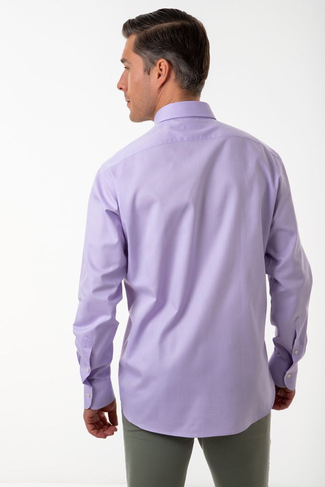 Ingram Hemd Herren Ingram Regular Einfarbig 100% Baumwolle Kragen Button-Down Lange Ärmel