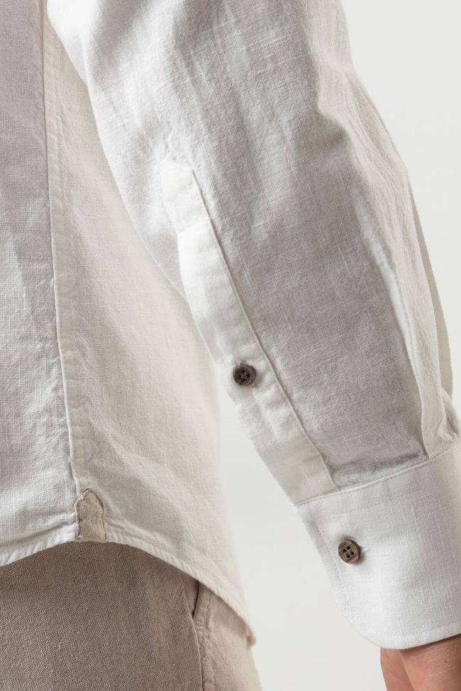 Ingram Hemd Herren Ingram Regular Einfarbig 100% Baumwolle Kragen Button-Down Lange Ärmel