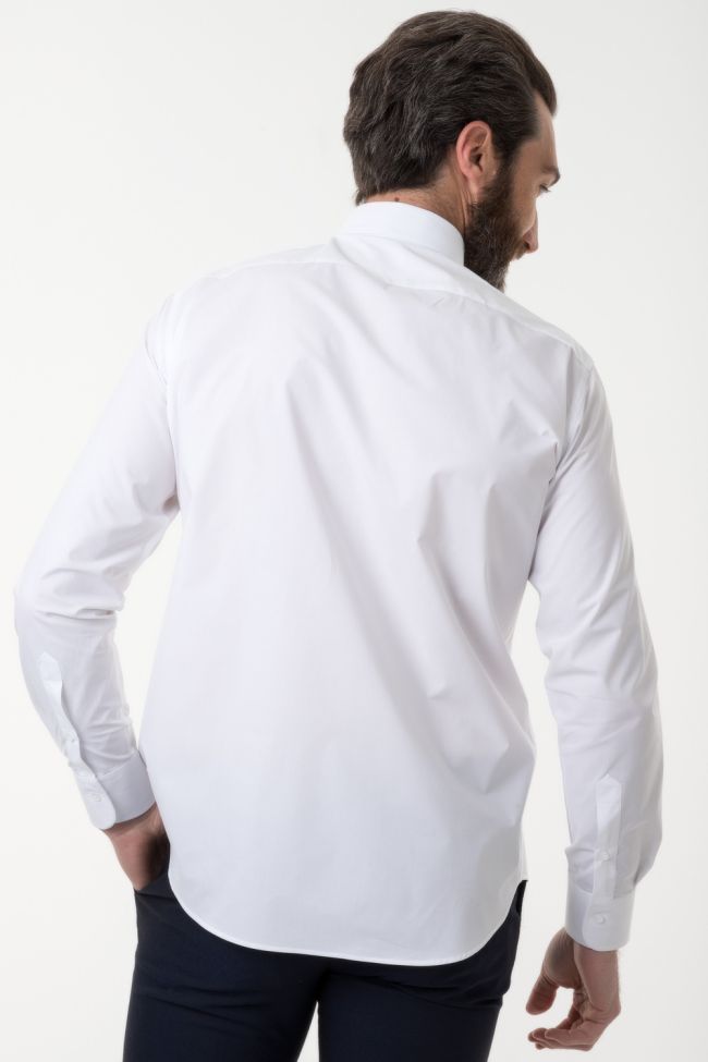 Ingram Hemd Herren Ingram Regular Einfarbig 100% Baumwolle Kragen Italienisch Lange Ärmel