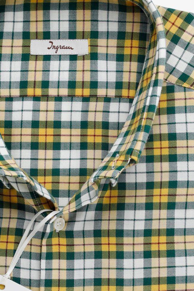 ingram Hemd Herren Ingram Regular Karo 100% Baumwolle kragen Button-Down Lange Ärmel