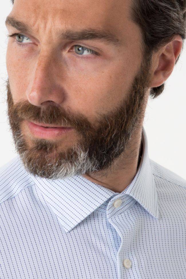 Ingram Hemd Herren Ingram Regular Streifen 100% Baumwolle Kragen Italienisch Lange Ärmel