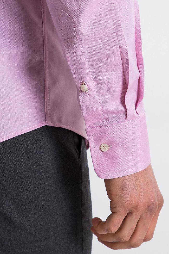 Ingram Hemd Herren Ingram Slim Einfarbig 100% Baumwolle Kragen Italienisch Lange Ärmel