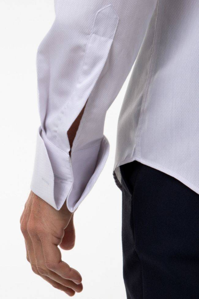 Ingram Hemd Herren Ingram Slim Einfarbig 100% Baumwolle Kragen Kläppchenkragen Lange Ärmel